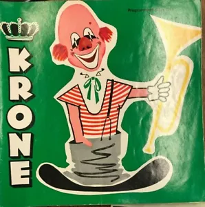 Zirkus Krone, Circus, Zirkusprogramme, Zirkus Programme, Zirkusprogramm, - Bild 1 von 1