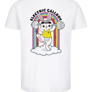 LO ÚLTIMO NUEVO Camiseta Eléctrica Callboy Banda Blanca Unisex Todas las Tallas S-5XL 1U269 - Imagen 1 de 3