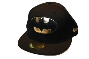 Batman DC Marvel Comics Hero New Era 59FIFTY Character Basic Black FITTED CAP - Picture 1 of 4