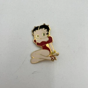 Vintage KFS/FS Betty Boop Sitting Cute Pin Brooch - Picture 1 of 4