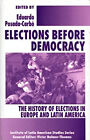 Élections Before Démocratie: The History Of Élections en Europe A