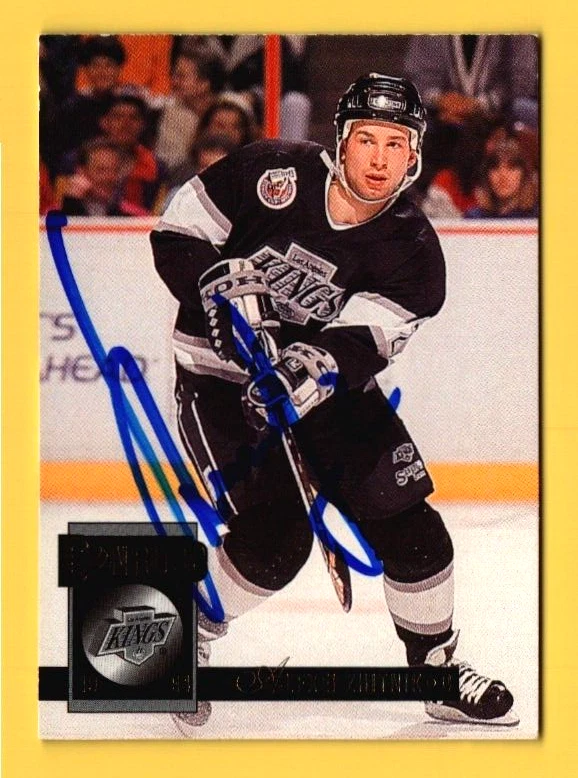 Alexei Zhitnik Hand Signed Auto Autograph 1993-94 Donruss #165 - Image 1 of 2