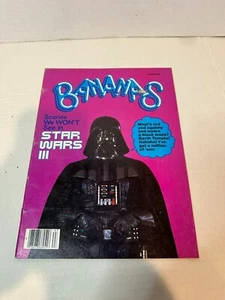 Bananas # 63 Magazine Darth Vader Photo Cover Return Of The Jedi Pop Cult - Picture 1 of 2