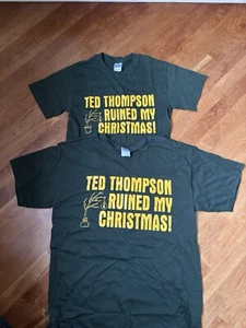 Green Bay Packers Ted Thompson Ruined My Christmas SHIRT (L) FAVRE! RODGERS GPG! - Picture 1 of 1