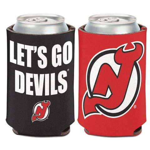 NEW JERSEY DEVILS 2 SIDED SOFT FOAM CAN COOLER COOZIE KOOZIE HOLDER NHL LICENSED Cover
