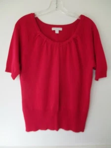 New York & Co. Women's Size M Pink Short Sleeve Sweater - Picture 1 of 12