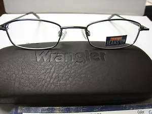 WRANGLER EYEGLASS FRAMES Style BALANCE GUNMETAL 48-20-135 With ASTORIA Case - Picture 1 of 6