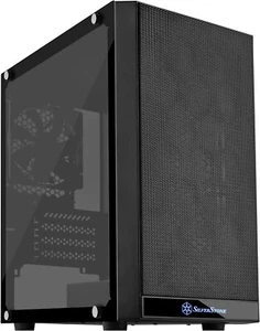 SilverStone Technology Micro-ATX Glass Computer Case PS15B-G - Picture 1 of 10