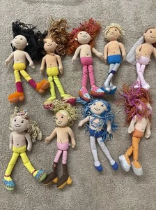 Groovy Girls Kami Dark Hair 13" Naked Stuffed Doll Toy 2001 Manhattan Toy Lot - Picture 1 of 4