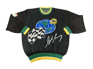 Suéter Ayrton Senna Fórmula 1 Colección Limitada Lana Vintage Tejido Talla Única - Imagen 1 de 16