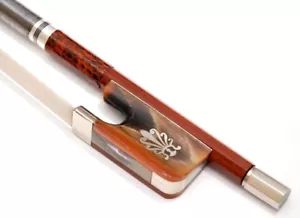 CELLO BOW Superb High Quality Ox Horn Frog Silver Phoenix 4/4 FAST DELIVERY - Picture 1 of 1