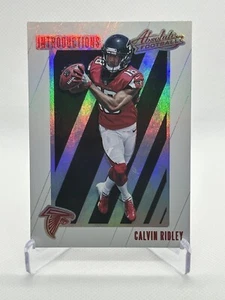 Calvin Ridley 2018 Absolute Football Introductions Foil Rookie RC #IN-CR Jaguars - Picture 1 of 2