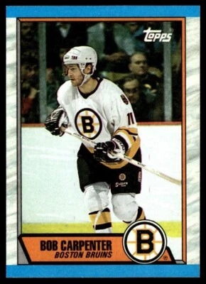 1989-90 Topps #167 Bob Carpenter Boston Bruins - Image 1 of 2