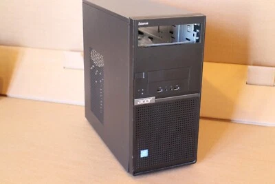 ACER EXTENSA STEEL PC CASE GAMING VINTAGE FULL METAL ACIER RETRO BON ETAT - Photo 1/4