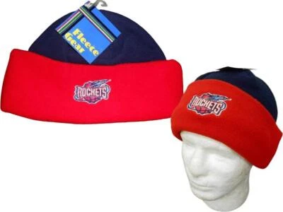 New Houston Rockets Adult Mens Unisex Size OSFA Cuffed Fleece Beanie Cap Hat - Image 1 of 4