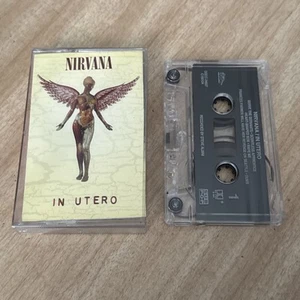 NIRVANA IN UTERO CASSETTE TAPE CLUB COPY - Imagen 1 de 2