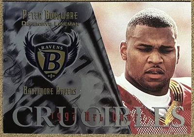 1997 Collector's Edge Masters Crucibles #3 Peter Boulware /3000 Ravens Numbered - Image 1 of 3