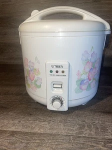 Tiger JNP-1800-FL 10-Cup Rice Cooker and Warmer, Floral White - Picture 1 of 8