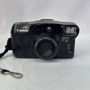 CÁMARA FOTOGRÁFICA CANON SURE SHOT 80 TELE FECHA SEGURA 35 mm apuntar y disparar - limpia sin probar - Imagen 1 de 14