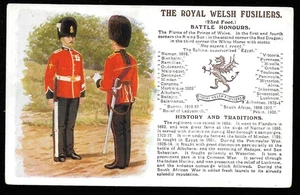 The Royal Welsh Fusiliers - Militaria - Carte postale (postcard) - Bild 1 von 2