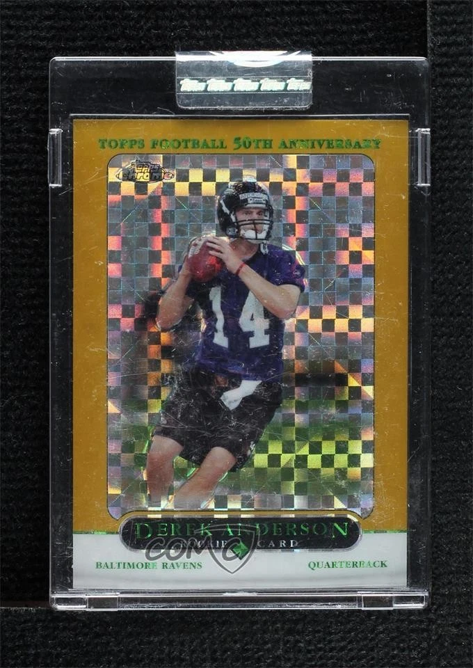 2005 Topps Chrome Gold X-Fractor /399 Derek Anderson #234 Rookie RC - Image 1 of 2