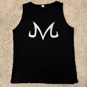 DBZ Tank Top Men’s XL Majin Buu Logo Black Sleeveless Shirt - Picture 1 of 6