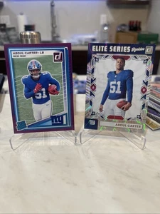 Abdul Carter 2025 Donruss Viola Press Proof Rated Rookie ed Elite Series RC! - Foto 1 di 3