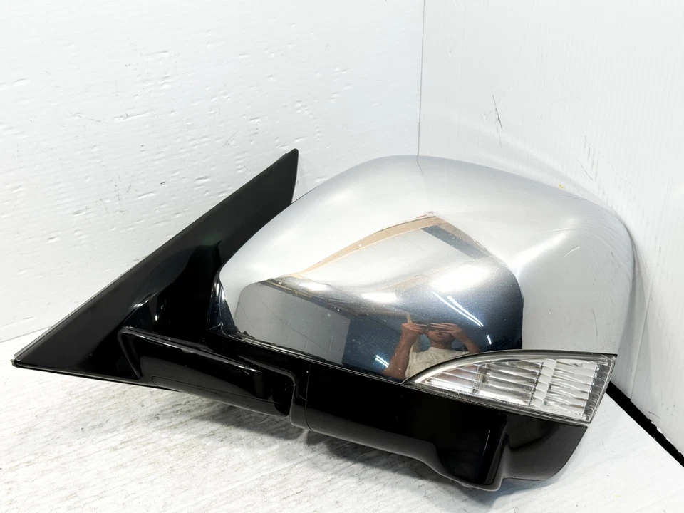 Espejo retrovisor puerta conductor izquierdo Nissan Armada 2020-2021 cromo cámara plegable eléctrica OEM Foto 1 de 4