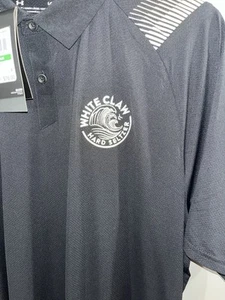 NWT White Claw Hard Seltzer Under Armour ISO Chill Monarch Polo Shirt Mens L - Picture 1 of 9