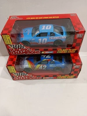 Campeones de carreras 1997 #10 Phil Parsons Channellock #42 Joe Nemechek Bell South  Foto 1 de 4