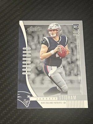 2019 Jarrett Stidham #122 Panini Absolute RC New England Patriots - Image 1 of 2