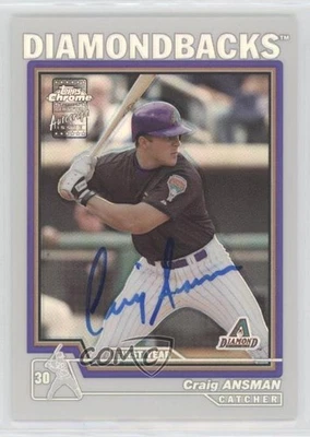 2004 Topps Chrome Refractor /100 Craig Ansman #224 Auto - Image 1 of 2