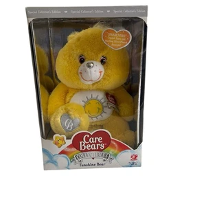 Care Bears 2007 Swarovski Crystal & Sterling Silver Funshine Bear Yellow New - Picture 1 of 5