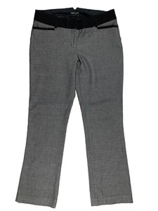 Express Columnist Women’s Sz 10R Gray Pants Straight Legs Stretch Pockets 34x31 - Picture 1 of 10