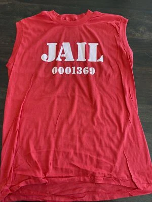NEW DEADSTOCK VINTAGE 1974 JAIL BIRD 1369 DRUGS TSHIRT SSTITCH M/L NEVER WORN OG - Image 1 of 4
