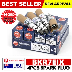 NGK IRIDIUM IX SPARK PLUGS FIT ALL SUBARU IMPREZA WRX & STI 2.0 TURBO 1992-2006 - Picture 1 of 12