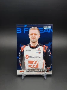 2024 Topps Paddock Pass F1 Kevin Magnussen Blue Refractor Chrome #16 - Picture 1 of 2