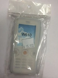 Sony Ericsson W610,W610i Silicon Case in White SCC525 by Cellink. Brand New pack - Picture 1 of 2