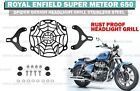 Royal Enfield Stainless Steel Rust Proof Spider Headlight Grill Super Meteor 650