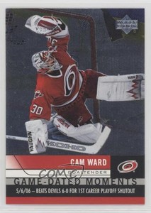 2006-07 Upper Deck Game-Dated Moments Cam Ward #GD32