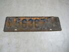Vintage 1960's 70's New York Sate Highway Use Tax TMT Steel License Plate NY7