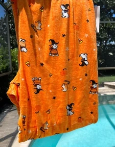 Halloween Westie Dog Pajama Pant West Highland Terrier Women Scottie LARGE L New - Picture 1 of 4