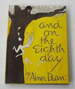 1949 ungelesen Hardcover DJ 1. Auflage und am achten Tag Abner Dean Humor - Bild 1 von 10