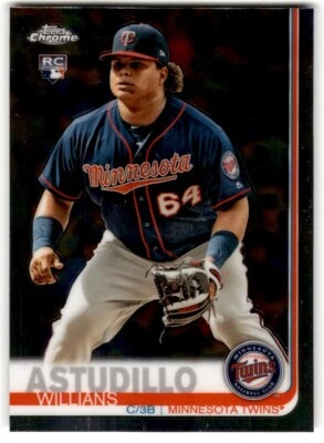 2019 Topps Chrome Willians Astudillo Rookie #37 Minnesota Twins - Image 1 of 2