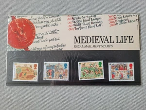 GB Royal MaiI QEII - 1986 - Medieval Life Presentation Pack No. 172 - Picture 1 of 1