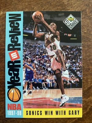 1998 Upper Deck Year in Review NBA Card #188 Gary Payton - Image 1 of 2