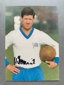 HORST SZYMANIAK (†) DFB World Cup 1966 ARAL66 Trading Card 10x15 Autograph - Picture 1 of 2