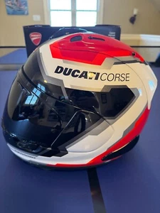 Ducati Arai RX-7 V Evo Corse V5 Integral Helmet White Red Like New Size Large - Picture 1 of 5