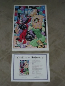 LETRERO DE IMPRESIÓN ARTÍSTICA HARLEY QUINN #3 PRUEBA DE ARTISTA POR TERRY DODSON & ALEX SINCLAIR 1 DE 1 - Imagen 1 de 4