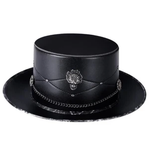 Plague Doctor Hat for Halloween Costume Steampunk Magician Dress Up Party - Picture 1 of 8